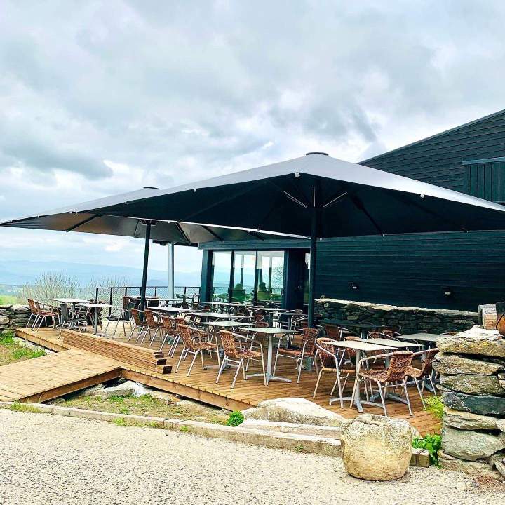 Parasols pour terrasses commerciales Lyon